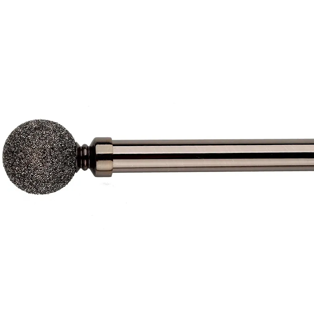 Quartz 170cm Extendable Curtain Pole - Graphite