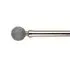 Quartz 170cm Extendable Curtain Pole - Silver