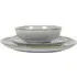 Quartz Reactive Glaze 12 Piece Dinner Set - White