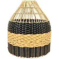 Quinn Rattan Effect Pendant Shade - Natural