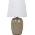 Quinn Swirl Table Lamp - Brown, Ceramic