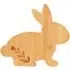 Rabbit Chopping Board - Brown