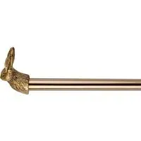 Rabbit Extendable Curtain Pole - Brass