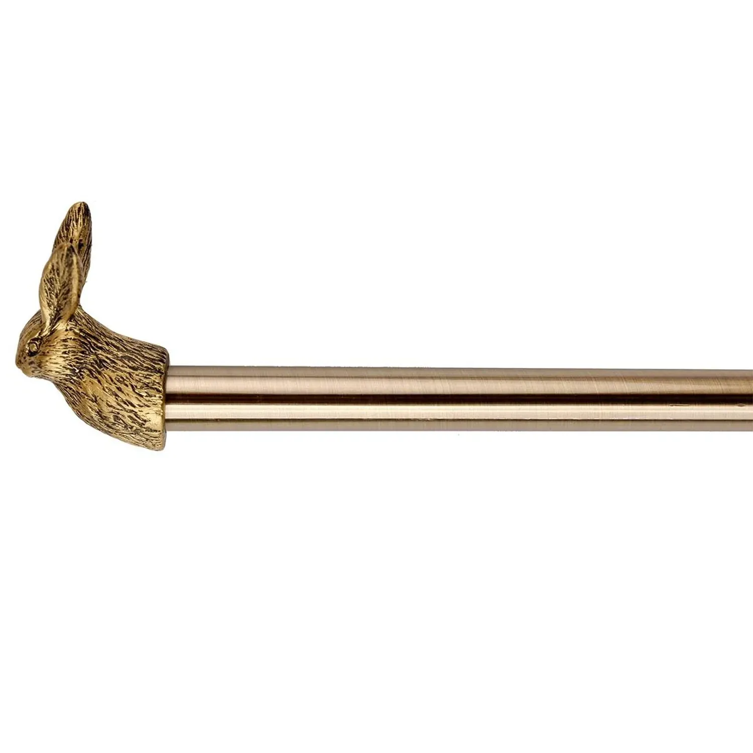 Rabbit Extendable Curtain Pole - Brass