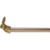 Rabbit Extendable Curtain Pole - Brass
