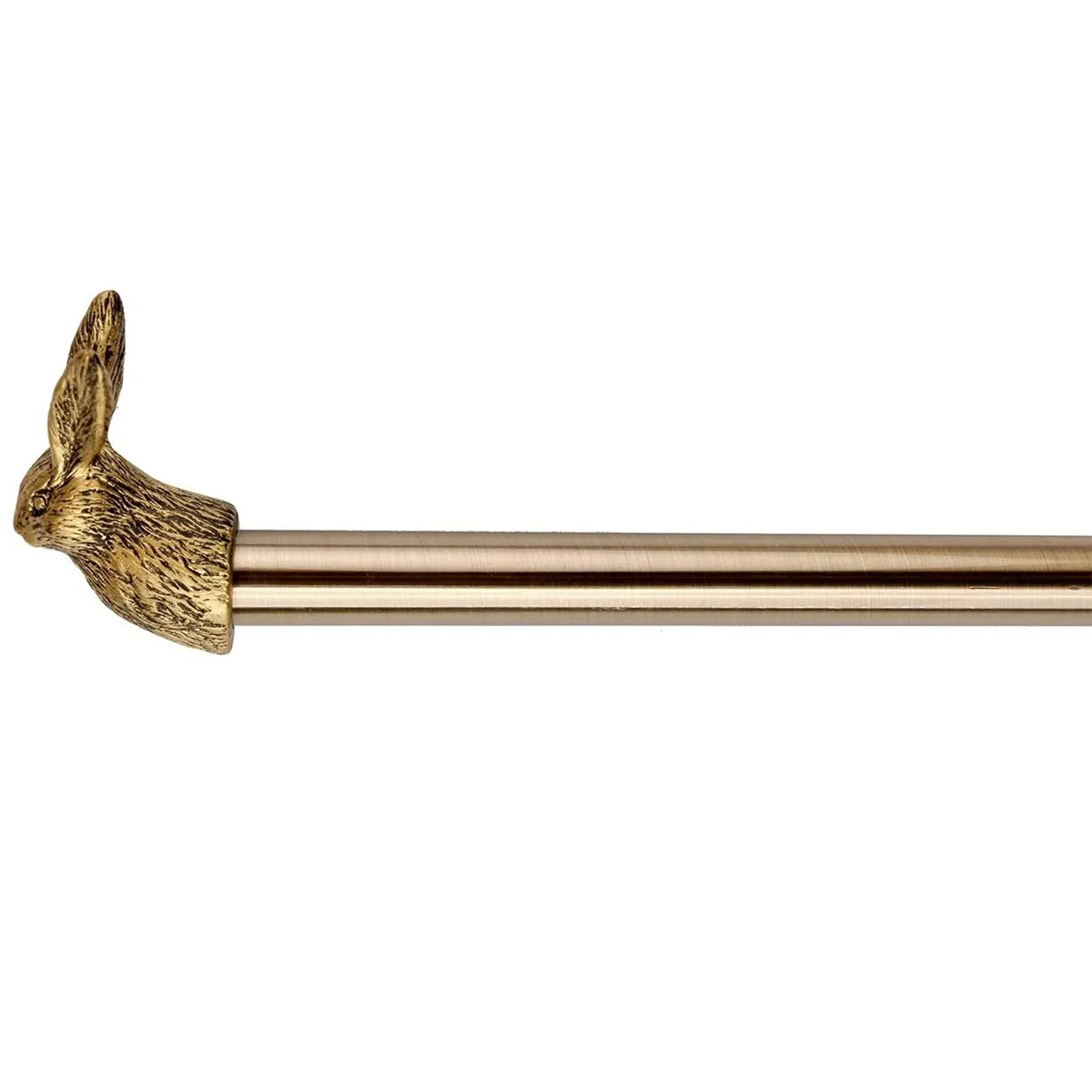 Rabbit Extendable Curtain Pole - Brass image