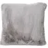 Rabbit Faux Fur Cushion - Grey