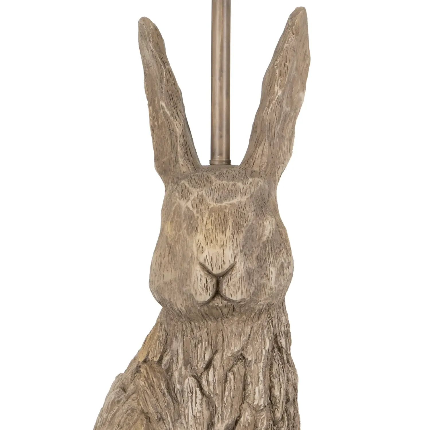 Rabbit Table Lamp - Neutral, Driftwood Effect