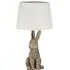 Rabbit Table Lamp - Neutral, Driftwood Effect