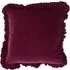 Raphael Ruffle Cushion - Burgundy