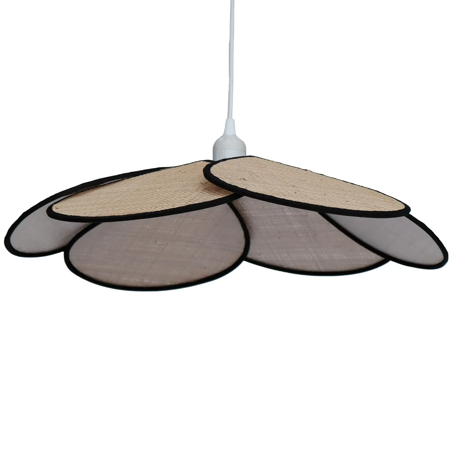 Raylee Pendant Light - Natural, Black