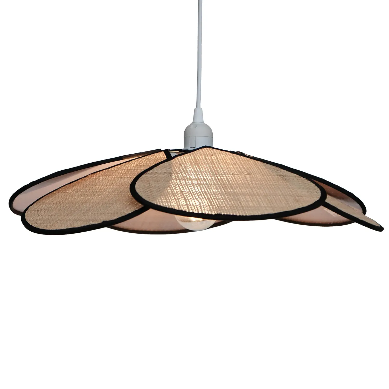 Raylee Pendant Light - Natural, Black