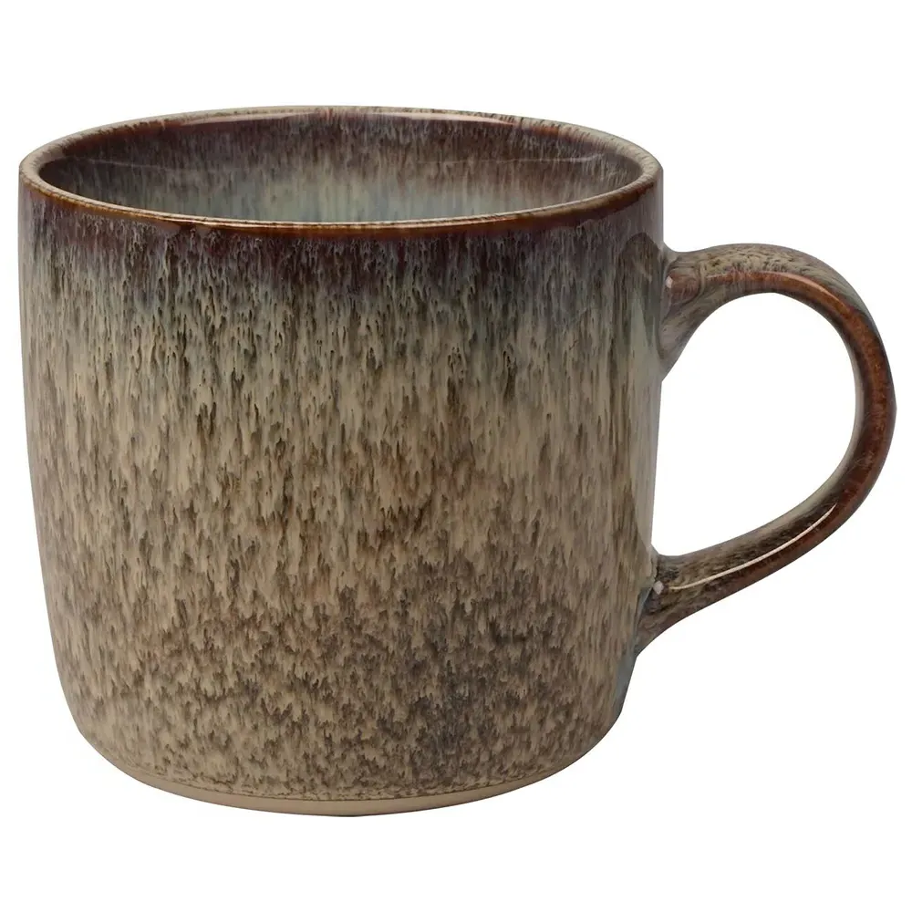 Reactive Glaze Barrel Mug - Stoneware