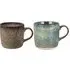 Reactive Glaze Barrel Mug - Stoneware