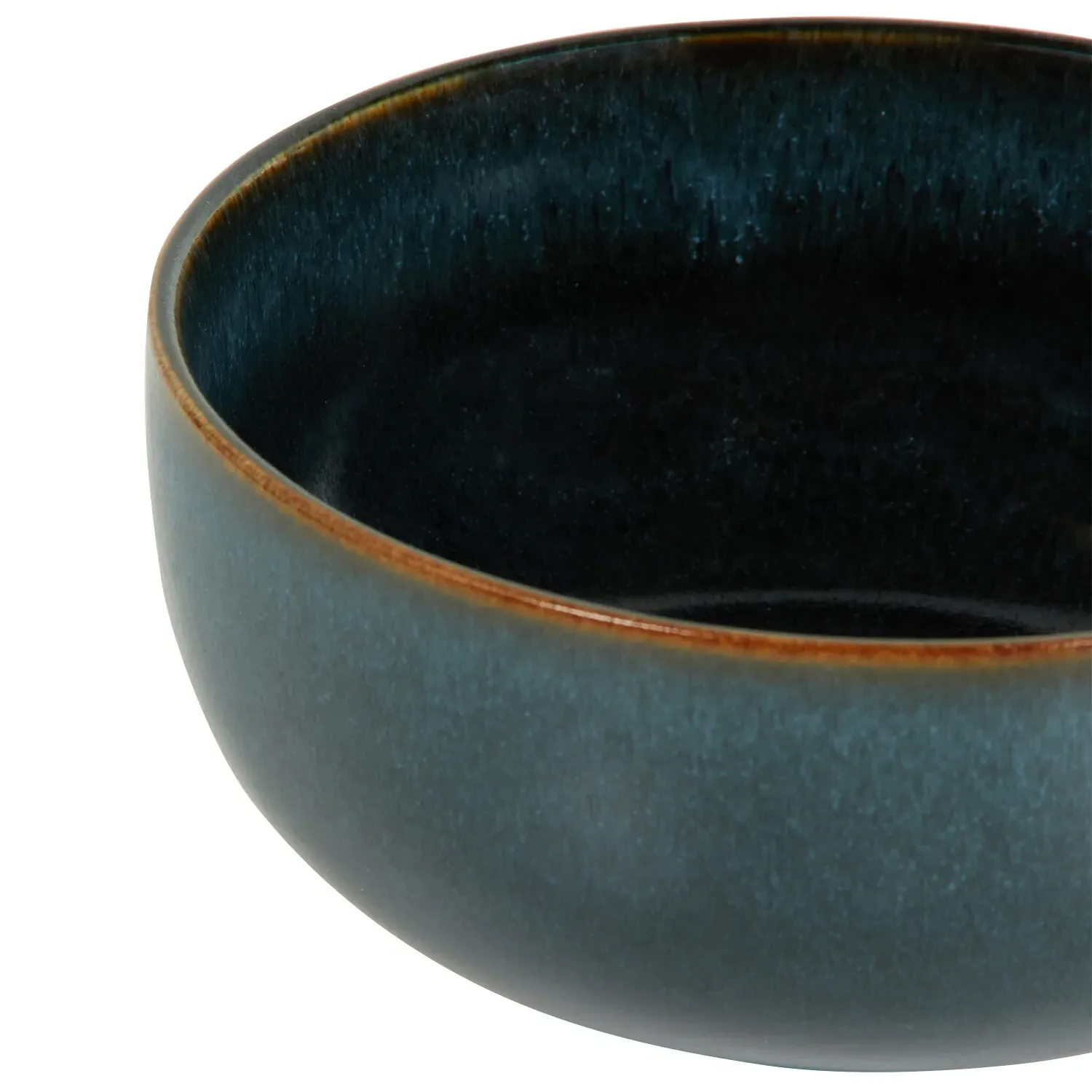 Reactive Glaze Bowl - Dark Blue
