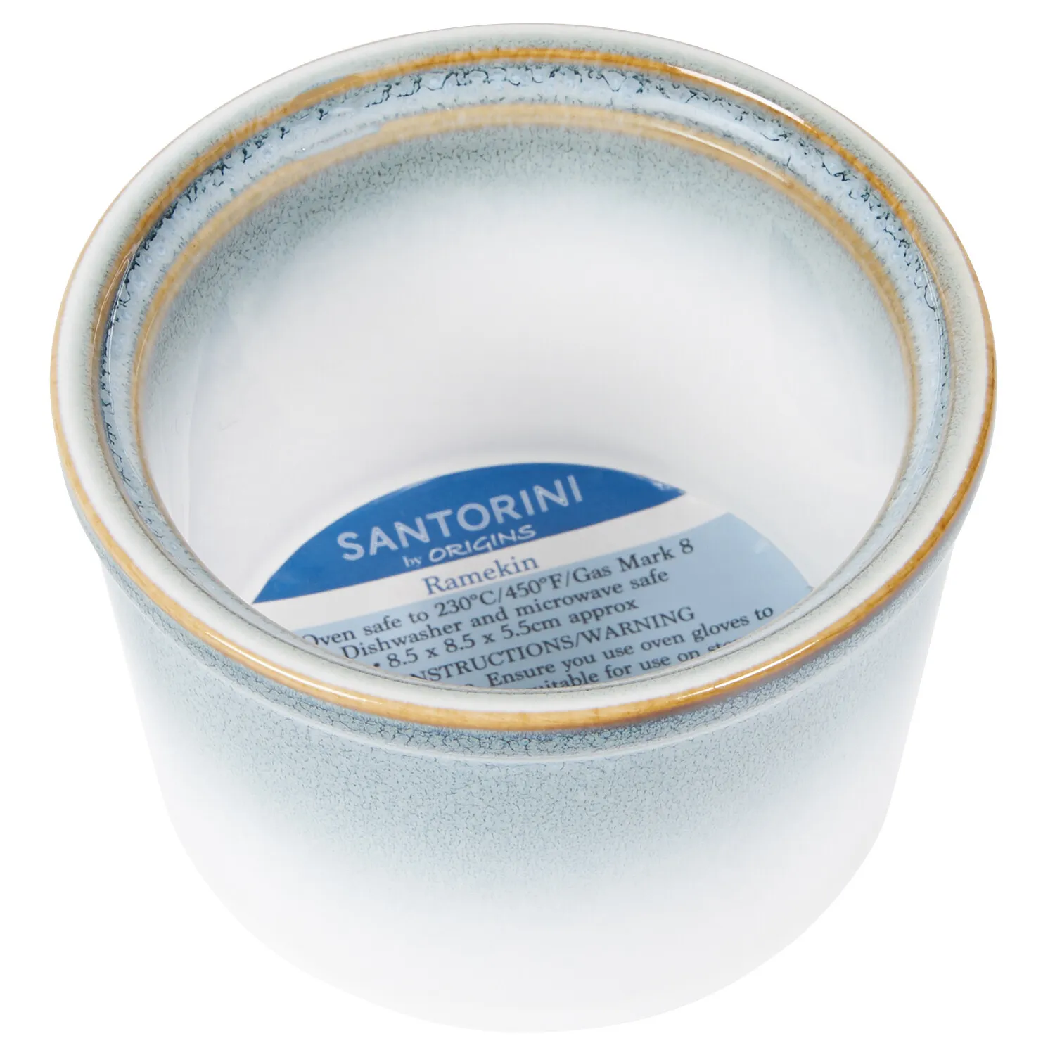 Reactive Glaze Ramekin - Blue