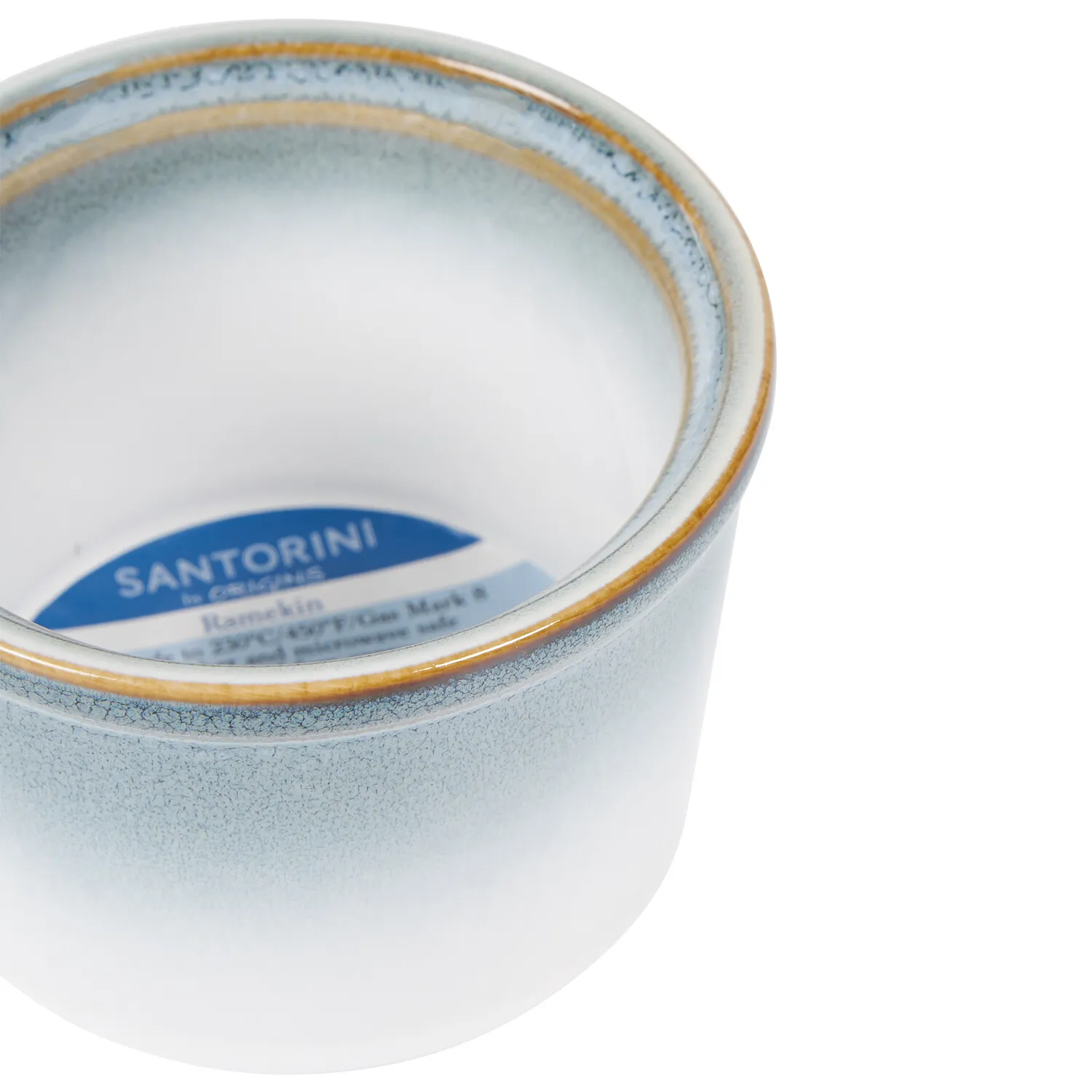 Reactive Glaze Ramekin - Blue