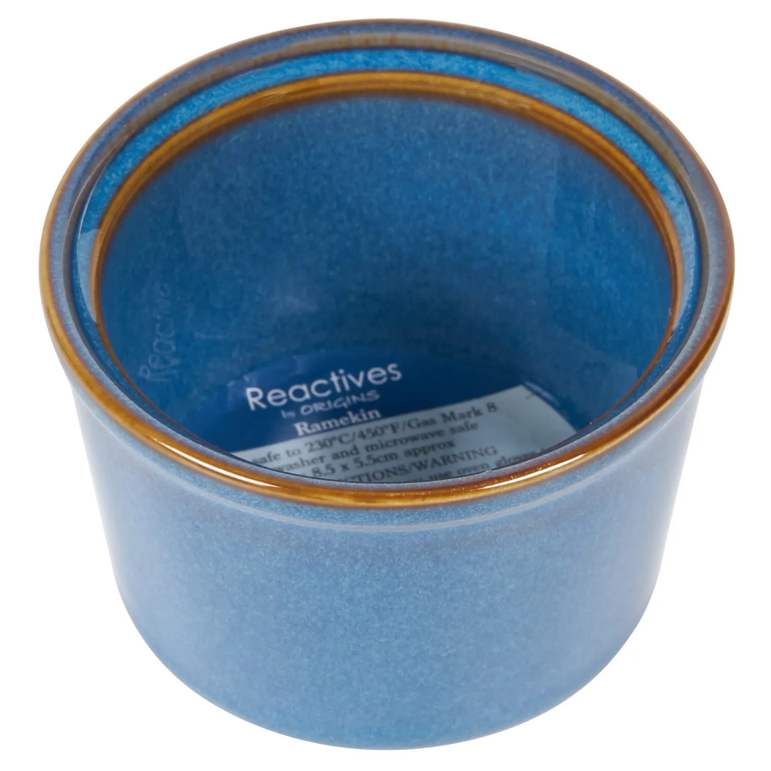 Reactive Glaze Ramekin - Blue