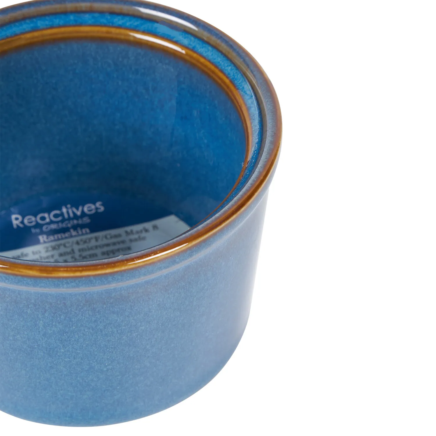 Reactive Glaze Ramekin - Blue