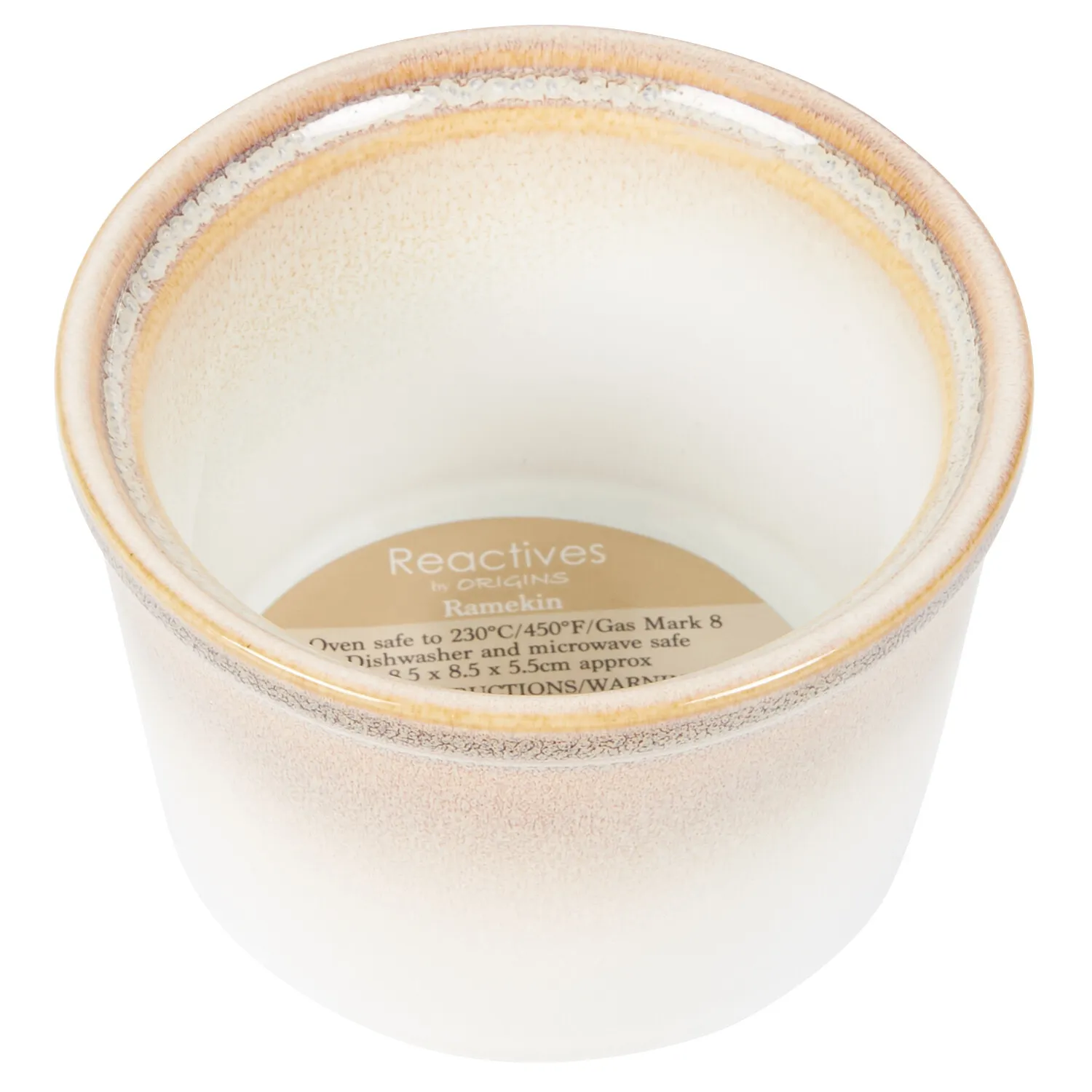 Reactive Glaze Ramekin - Stone