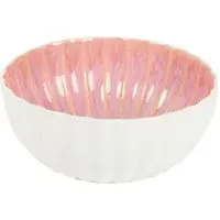 Reactive Glaze Rice Bowl - Pink
