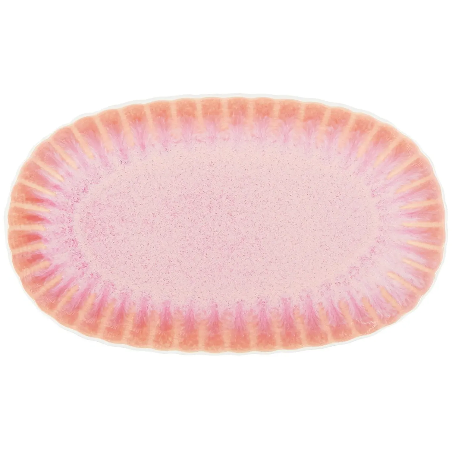 Reactive Glaze Serving Platter - Pink image