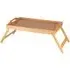 Rectangular Bamboo Bed Tray with Folding Legs