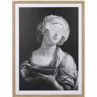 Regency Women Framed Canvas - Black