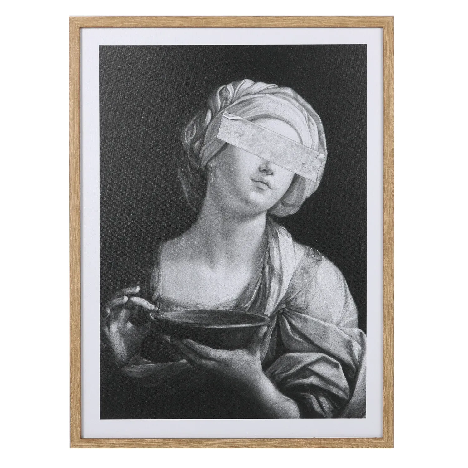 Regency Women Framed Canvas - Black image