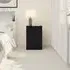 Regent 3-Drawer Bedside Table - Black