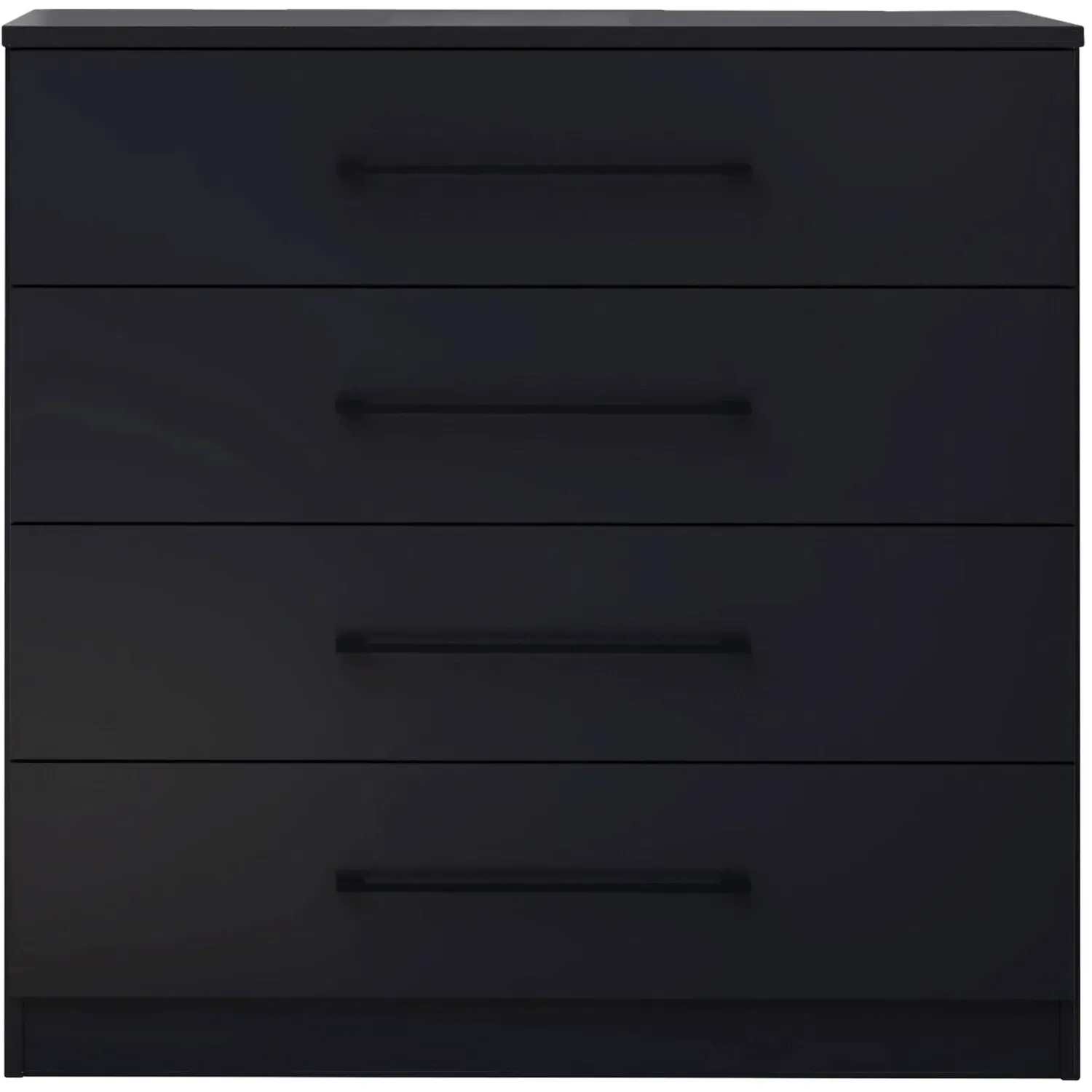 Regent 4-Drawer Storage Chest - Black