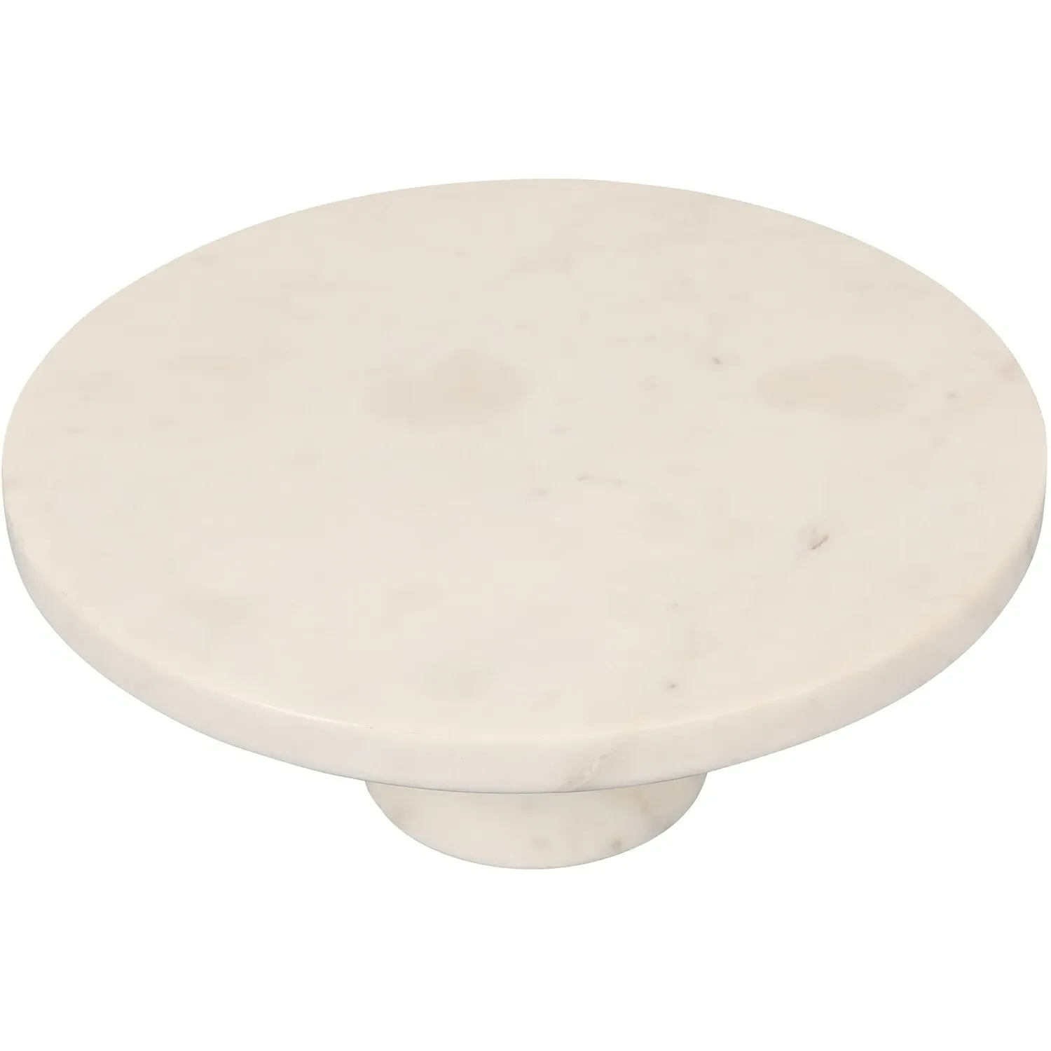 Regular Marble Cake Stand - White