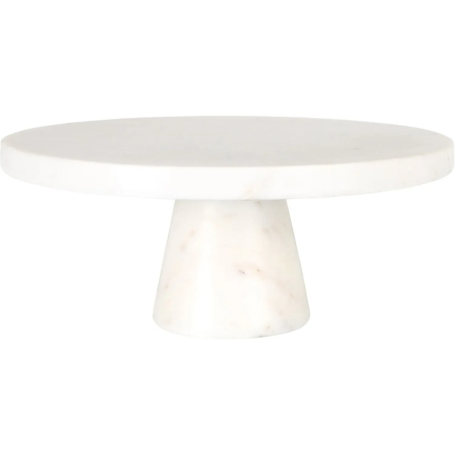 Regular Marble Cake Stand - White image
