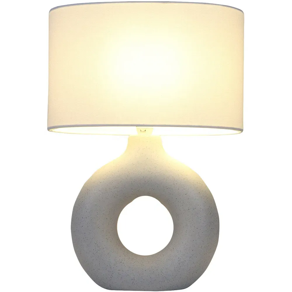 Rene Circle Table Lamp - Ceramic