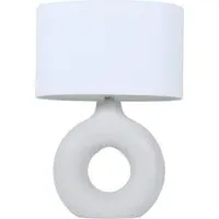 Rene Circle Table Lamp - Ceramic