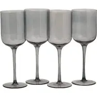 Retreat Set of 4 Wine Glasses - Smoke