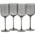 Retreat Set of 4 Wine Glasses - Smoke