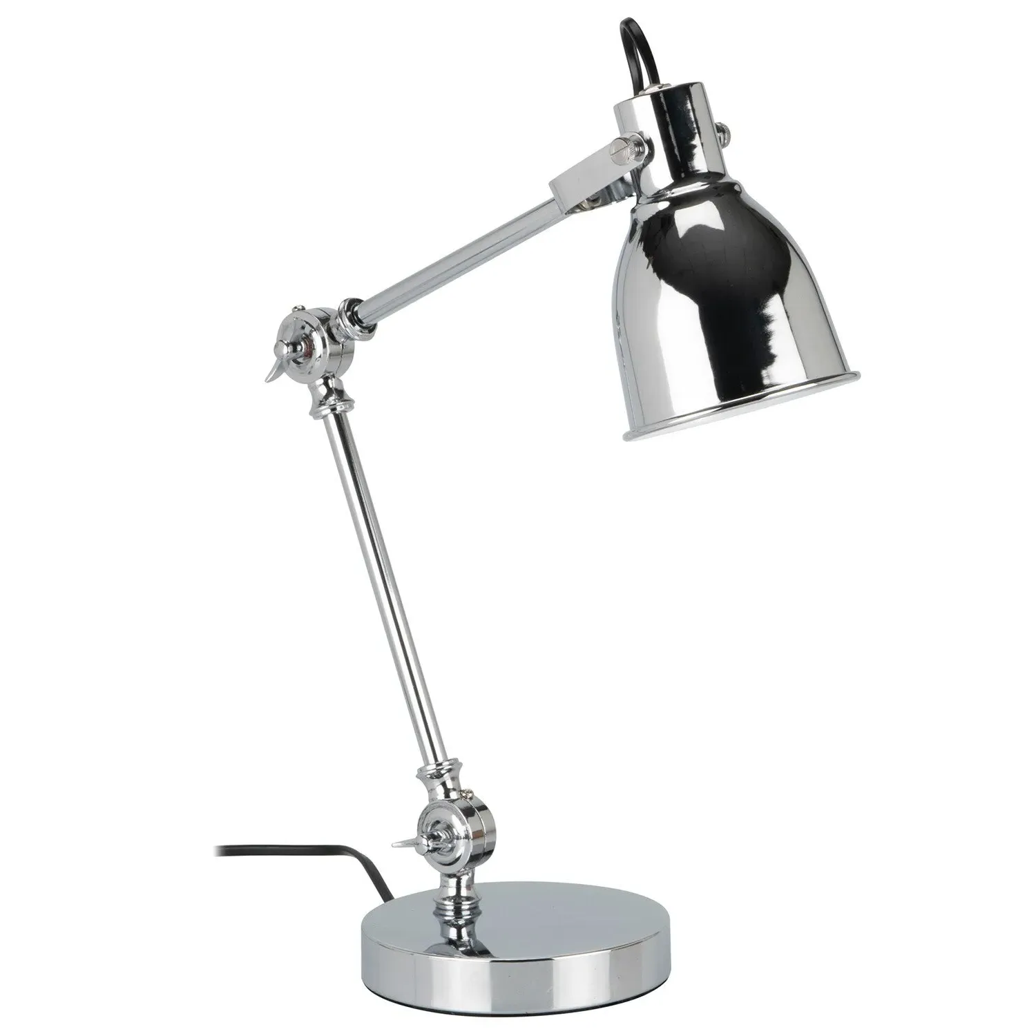 Retro Table Lamp Adjustable Height - Chrome image