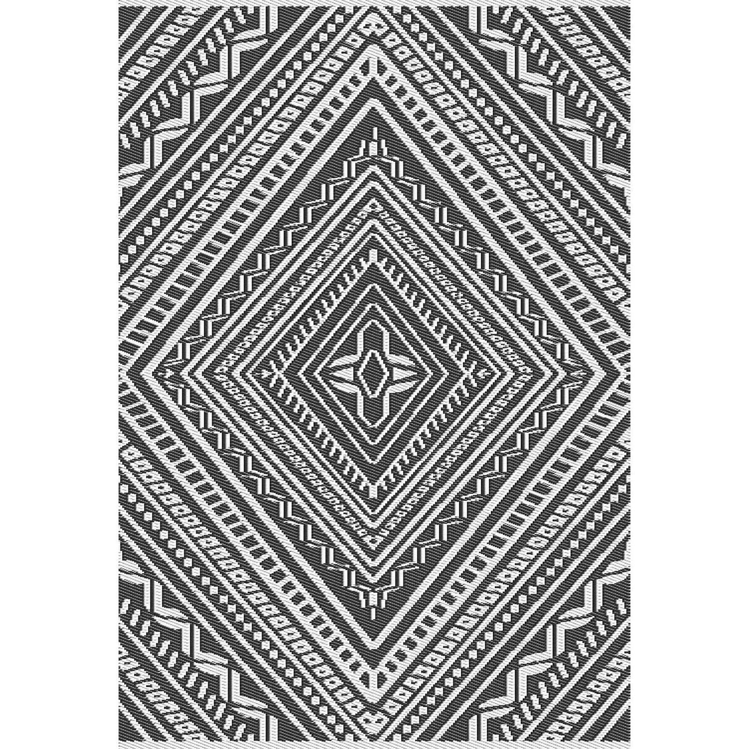 Reversible Outdoor Rug - Monochrome