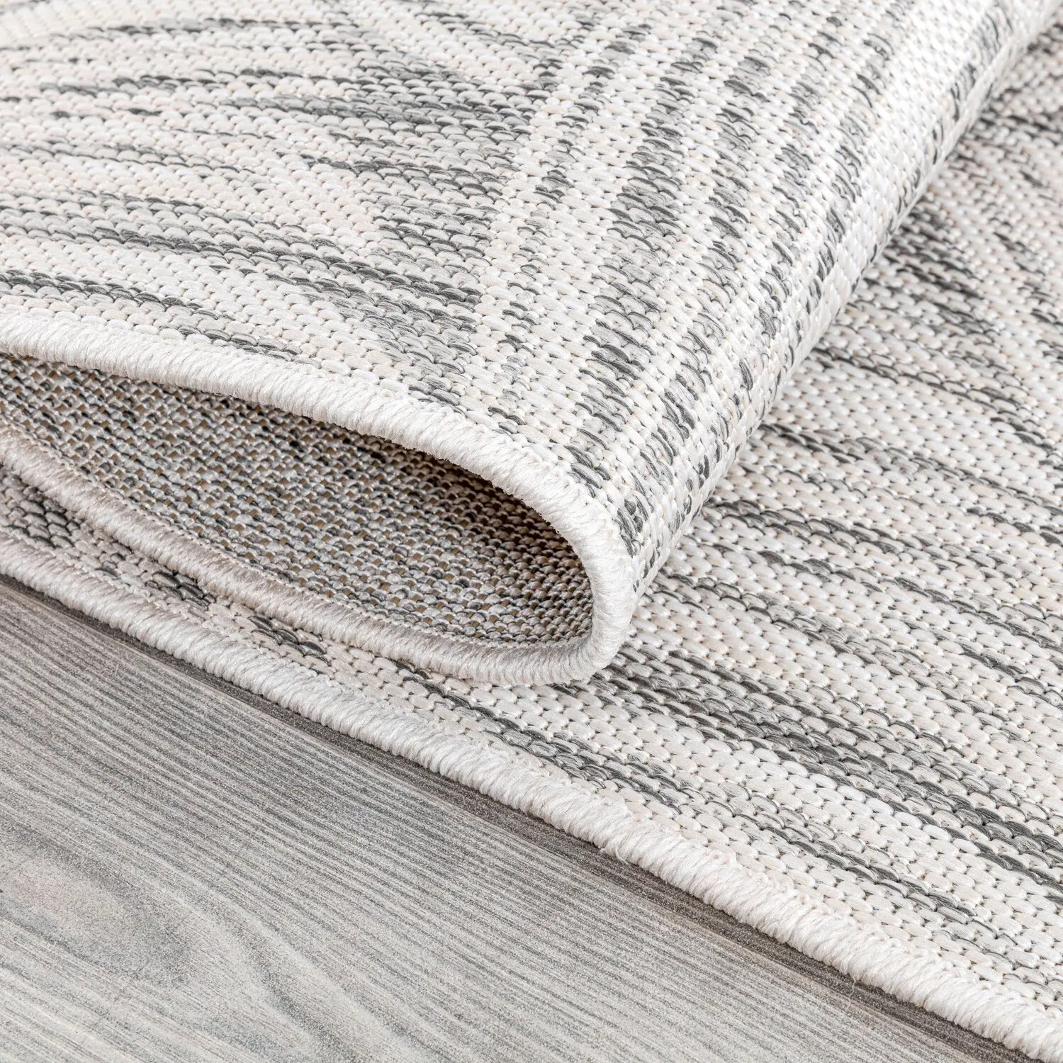 Rhode Island Palm Rug 120cm - Grey