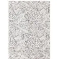 Rhode Island Palm Rug 120cm - Grey