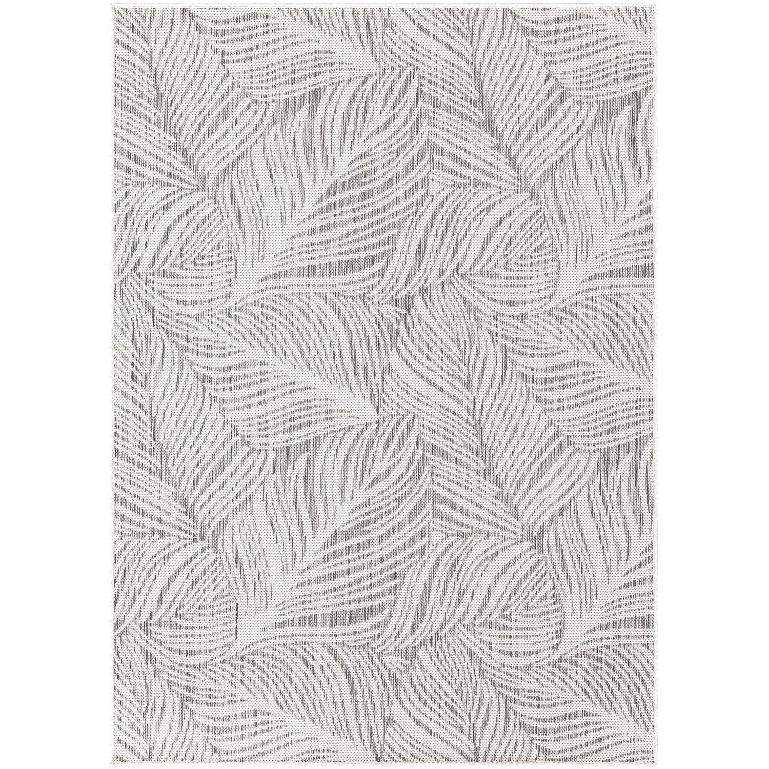 Rhode Island Palm Rug 120cm - Grey image