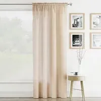 Rhodes Voile Panel Curtain - Natural