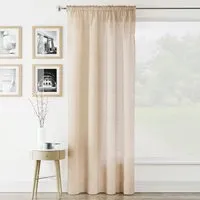 Rhodes Voile Panel Curtain - Natural