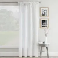 Rhodes Voile Panel Curtain - Silver