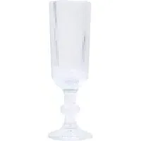 Ribbed Champagne Glass - Glass