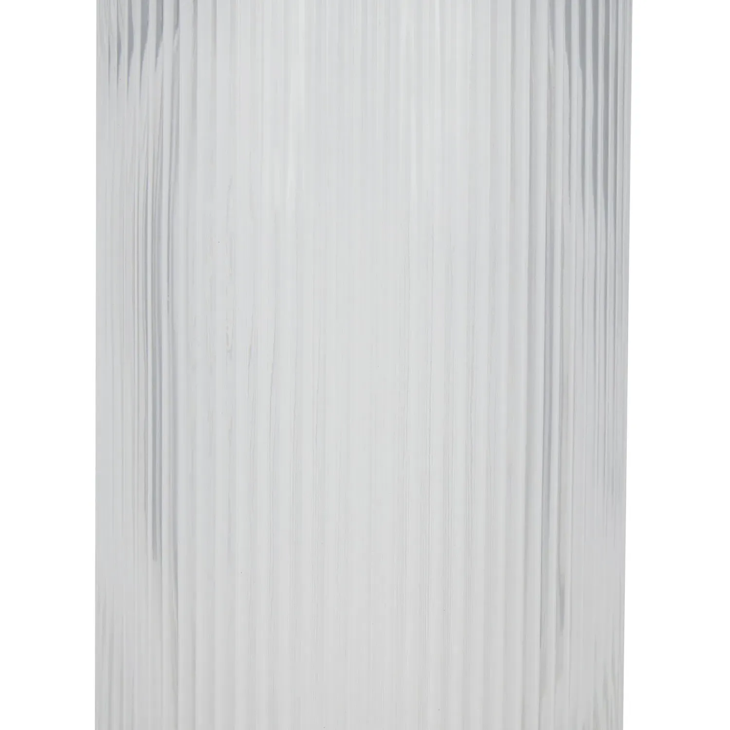 Ribbed Cylinder Vase - Clear