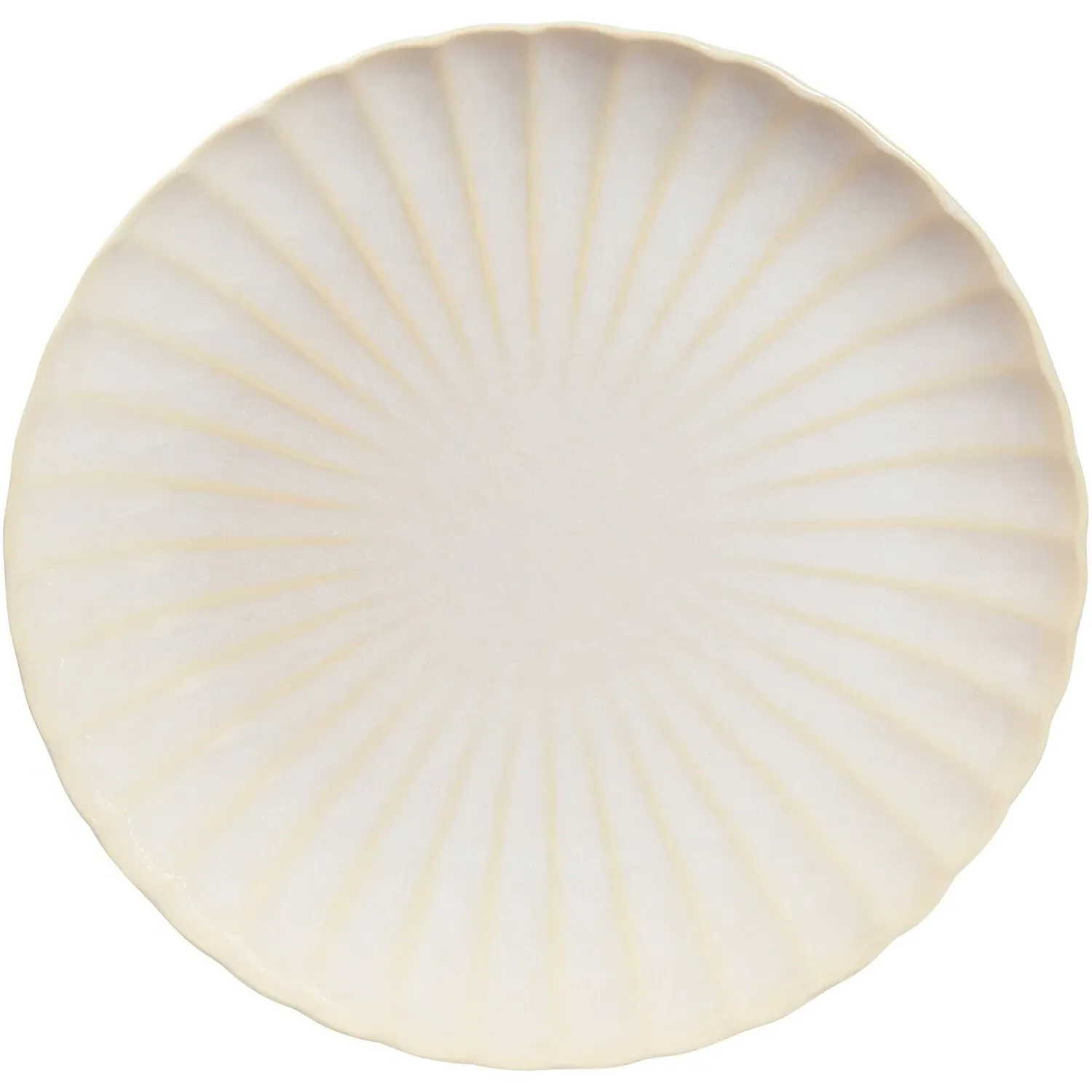 Ribbed Dinner Plate - White image