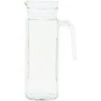 Ribbed Glass Jug - Clear