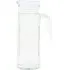 Ribbed Glass Jug - Clear